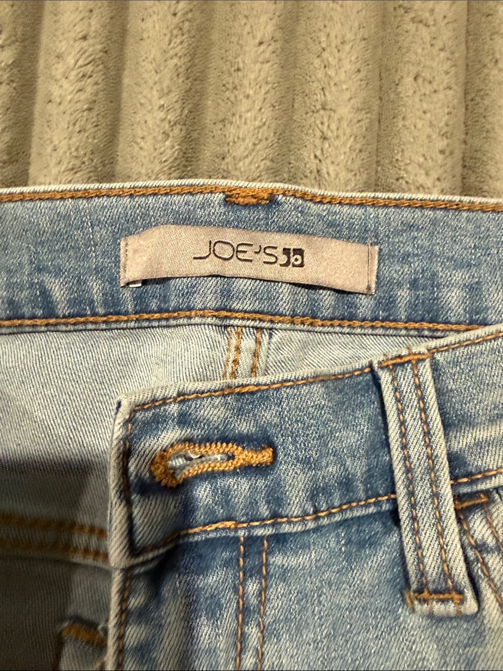 Joe's Jeans Light Blue High Rise Wide-Leg Megan Flare Jeans - Picture 3 of 5